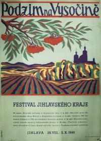 Jihlava, Podzim na Vysočině - plakát, 1949