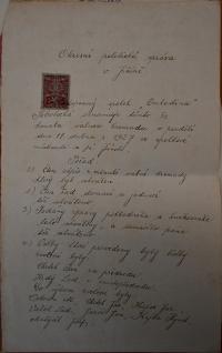 Sobotka, Omladina, valná hromada, 1927