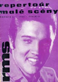 Repertoár malé scény, titulní strana, 1966/12