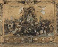 Tábor, návrh opony E.Boháče 1887, Dorotheum, wiki