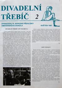 Třebíč, Divadlení Třebíč 1997, zpravodaj