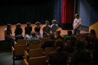 Plzeň, Bez zbytečnejch řečí, debata po představení Plešatá zpěvačka, 2025