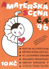 Amatérská scéna, titulní strana, 1996/4