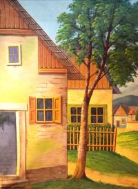 Chlumany, detail opony, autor Jindřich Boška, 1925