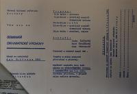 Svitavy, OKS, Seminář dramatické výchovy, 1990