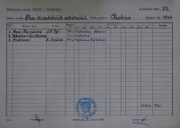 Pardubice, Mitlöhnerův okresek ÚMDOČ, Kartotéka činnosti spolků, 1949