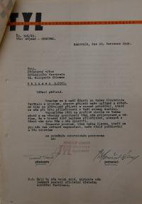 Chlumec nad Cidlinou, Klicpera, Korespondence, ka 1, i. č. 11