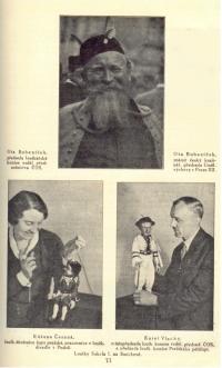 Ota Bubeníček, Růžena Česaná, Karel Vlachý