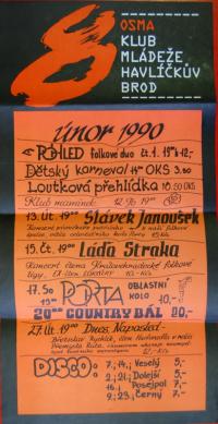 Havlíčkův Brod, Loutková přehlídka - plakát, 1990