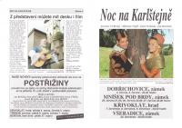 Řevnice, JDO, Noc na Karlštejně - program, 2010