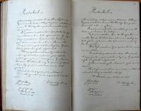 Chrast, Tyl, Památní kniha divadelního spolku, 1880