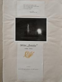 Nový Bydžov, Jirásek, Album výstřižků a fotografií, 1955