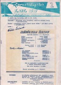 Libochovické divadelní léto 1958 - zpravodaj