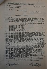 Železnice, Podhořan, korespondence 1946