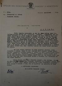 Nemyčeves, Jirásek, korespondence, 1946