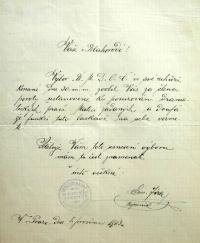 Štein-Táborský, ÚMDOČ, zvolen členem komise pro posuzování dram. děl, 1903