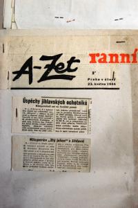 Jihlava, Klicpera, A-ZET noviny, kritiky, 1944