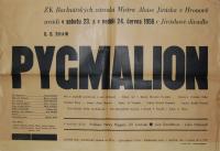 Hronov, MAJ, Pygmalion - plakát, 1956