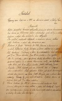 Dolní Cerekev, divadelní komise, kontrola divadelních prostor, 1891