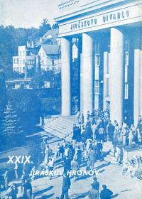 Hronov, CP 29. Jiráskův Hronov, programová brožura, 1959