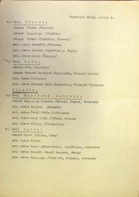 Třebíč, Horácký okrsek ÚMDOČ, korespondence, rozdělení krajů ÚMDOČ, 1946