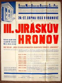 03.JH, výtvarný a programový plakát, 1933.