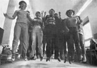 LCH 1985, Seminář jevištní řeči lektorky Jany Hladíkové (uprostřed)