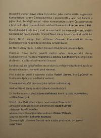 Lysá nad Labem, výstava DIVADLO JE PODIVUHODNÁ VĚC..., O souboru Nová scéna 1946-48, 1, výstavní panel, 2018