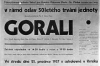 Krnsko, Sokol, Gorali - plakát, 1957