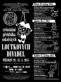 Přerov,  Celostátní přehlídka sokolských loutkových divadel - plakát, 2015