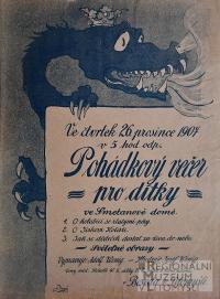Litomyšl, Beseda, Pohádkový večer - plakát, 1907