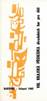 Rakovník, 8. KP činoherního divadla pro děti, programová brožura, 1980