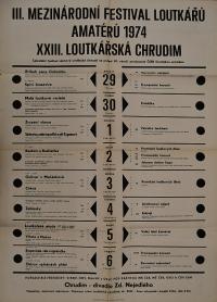 Hradec Králové, Krajské kulturní středisko, Impuls, Chrudim, Loutkářská Chrudim, 1974