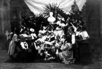 Heřmanův Městec, Heřman, Živý obraz Hold otci národa, 1898