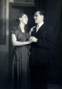 KUČERA, Bohumil v nezjištěné hře neidentifikovaného souboru, 40. léta 20. stol.