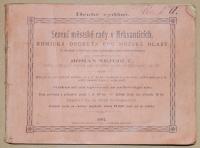 Nejedlý Roman, Sezení městské rady v Mrkvanticích, opereta, vyd. Kindl Brno, 1892, tit.str.