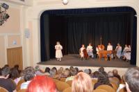 Hubačíková Slávka, vypráví poudačky z Krkonoš za doprovodu cimbálové muziky, Boleradická sešlost 2008