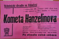 Vitiněves, SDO, Kometa Hanzelínova - plakát, 1937