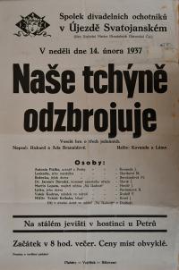 Svatojánský Újezd, SDO, Naše tchýně odzbrojuje - plakát, 1937