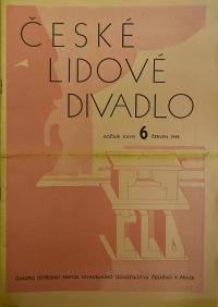 Sádek, SDO Klicpera, časopis České lidové divadlo, 1948