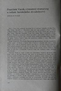 Žarošice, Od hradské cesty, osobnost Františka Vacka, 1985