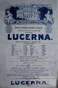 Litomyšl, JDO, Lucerna - plakát, 1905