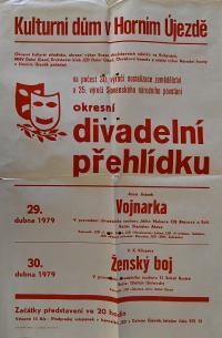 Horní Újezd, OP divadelních souborů - plakát, 1979