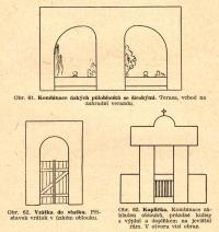 Cimler, František, Praktické jeviště, obr. 61-63, užití obloukových kulis, 1946