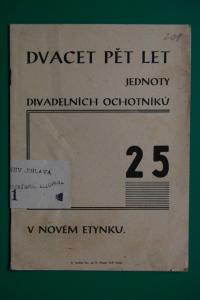 Nová Včelnice, JDO, 25 let Jednoty divadelních ochotníků, 1948