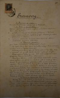 Hořice, JDO, Stanovy, 1888