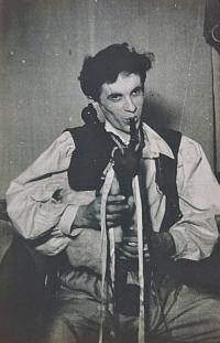 Lysá nad Labem, výstava DIVADLO JE PODIVUHODNÁ VĚC..., výstavní panel, 2018