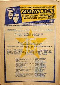 Nasavrky, Okresní přehlídka divadelních souborů chrudimského okresu, Zpravodaj soutěže, 1960