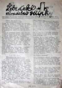 Žebrák, Festival stoletých divadelních souborů, Zpravodaj, 1972, s.1