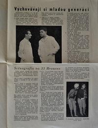 Sezemice, Spolek divadelních ochotníků, plakáty